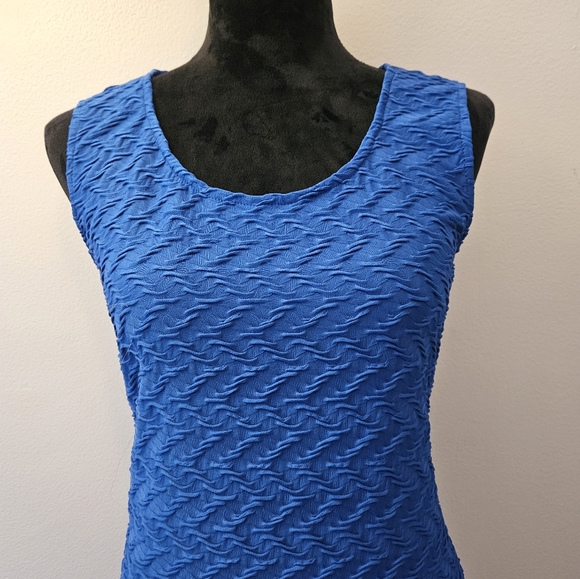 Sharagano Blue Sleeveless Maxi Dress - Size 10💙 - Picture 2 of 7